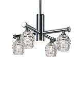 Kuzco Honeycomb LED Contemporary Chandelier in Chrome