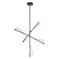 Mulberry LED Chandelier in Black