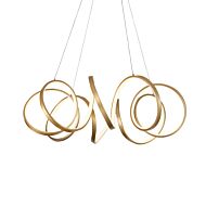 Kuzco Synergy LED Contemporary Chandelier in Brass