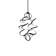 Kuzco Synergy LED Contemporary Chandelier in Black