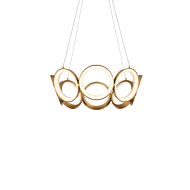 Kuzco Oros LED Contemporary Chandelier in Brass