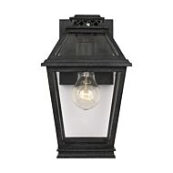 Falmouth Outdoor Wall Light in Dark Weathered Zinc by Chapman & Myers