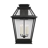 Falmouth 4 Light Outdoor Wall Light in Dark Weathered Zinc by Chapman & Myers