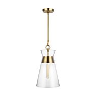 Atlantic Pendant Light in Burnished Brass by Chapman & Myers