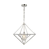 Carat Pendant Light in Polished Nickel by Chapman & Myers