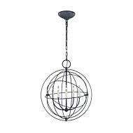Bayberry 5 Light Pendant Light in Weathered Galvanized by Chapman & Myers