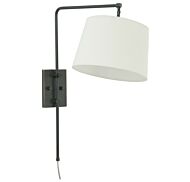 House of Troy Crown Point 18 Inch Wall Swing Lamp in Oil Rubbed Bronze