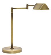 Delta 1-Light LED Table Lamp in Antique Brass