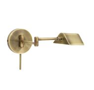 House of Troy Delta 5.5 Inch Wall Lamp in Antique Brass