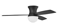 Craftmade Daybreak 1-Light Ceiling Fan with Blades Included in Flat Black