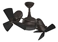 Dagny 3-Speed AC 38" Ceiling Fan in Textured Bronze with Matte Black blades