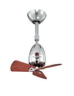 Diane 16" Ceiling Fan in Polished Chrome