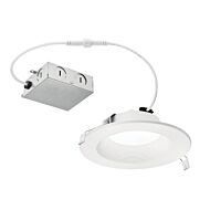 Direct To Ceiling Recessed LED Recessed Downlight in Textured White