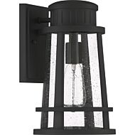 Quoizel Dunham 8 Inch Outdoor Hanging Light in Earth Black