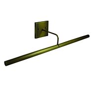 House of Troy Slim Line 28 Inch LED Picture Light in Antique Brass