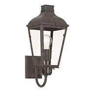 Crystorama Dumont 18 Inch Outdoor Wall Light in Graphite