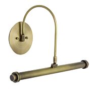 House of Troy Slim Line 16 Inch Picture Light in Antique Brass