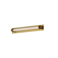 Doric 1-Light LED Wall Sconce in Natural Aged Brass