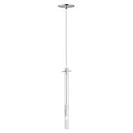 Pipette 1-Light LED Pendant in Polished Chrome