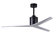 Eliza 6-Speed DC 56" Ceiling Fan in Matte Black with Gloss White blades