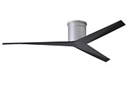 Eliza 6-Speed DC 56" Ceiling Fan in Brushed Nickel with Matte Black blades