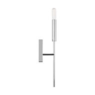 Brianna 1-Light Wall Sconce in Polished Nickel