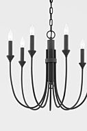 Cate 7-Light Chandelier in Forged Iron
