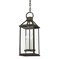 Sanders 4-Light Outdoor Lantern in French Iron