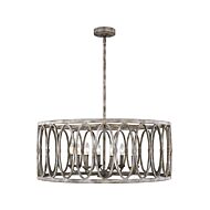 Patrice 8 Light Chandelier in Deep Abyss by Sean Lavin