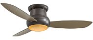 Minka Aire Concept II 52 Inch Indoor/Outdoor LED Flush Mount Ceiling Fan in Oil Rubbed Bronze