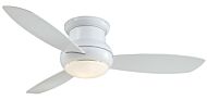 Minka Aire Concept II 52 Inch Indoor/Outdoor LED Flush Mount Ceiling Fan in White