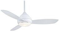 Minka Aire Concept I 52 Inch Indoor/Outdoor LED Ceiling Fan in White