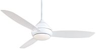 Minka Aire Concept I 58 Inch LED  Indoor/Outdoor Ceiling Fan in White