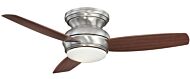 Minka Aire Traditional Concept 44 Inch LED Indoor/Outdoor Flush Mount Ceiling Fan in Pewter