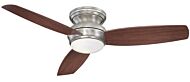 Minka Aire Traditional Concept 52 Inch LED Flush Mount Indoor/Outdoor Ceiling Fan in Pewter
