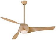 Minka Aire Ceiling Fan with Light Kit in Maple