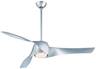 Minka Aire Ceiling Fan with Light Kit in Silver