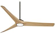 Minka Aire Timber 84 Inch LED Ceiling Fan in Heirloom Bronze with Maple Blades