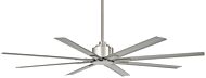 Minka Aire Xtreme H2O 65 Inch Indoor/Outdoor Ceiling Fan in Brushed Nickel