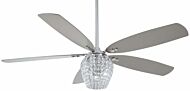 Minka Aire Bling 56 Inch LED Ceiling Fan in Chrome