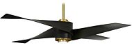 Minka Aire Artemis IV 64 Inch LED Ceiling Fan in Soft Brass