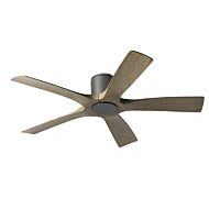Aviator 5 54" Ceiling Fan in Graphite with Weathered Gray
