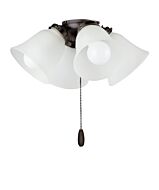 Maxim Basic Max 4 Light Ceiling Fan Light Kit in Oil Rubbed Bronze
