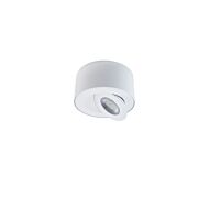 I Spy 1-Light LED Outdoor Flush Mount Ceiling Light in White