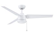 PC with DC 52" Ceiling Fan in Matte White
