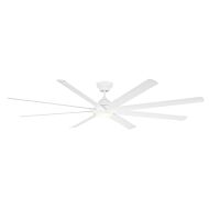 Hydra 1-Light 96" Ceiling Fan in Matte White