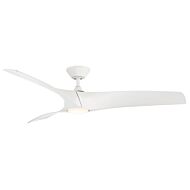Modern Forms Zephyr 62 Inch Indoor/Outdoor Ceiling Fan in Matte White