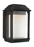 Feiss McHenry Small StoneStrong Outdoor LED Wall Lantern in Textured Black