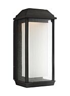 Feiss McHenry Large StoneStrong Outdoor LED Wall Lantern in Textured Black