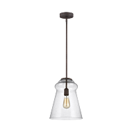 Feiss Loras 60.25 Inch Pendant in Dark Weathered Iron